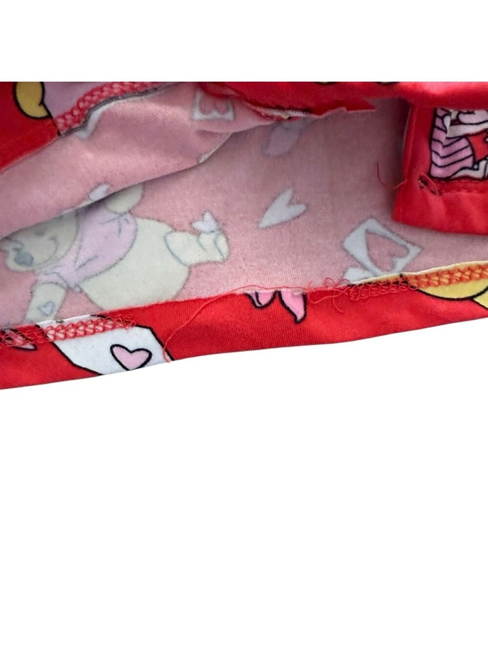 Disney Winnie the Pooh Red Valentine Pajama Short Set Extra Large - Picture 8 of 8